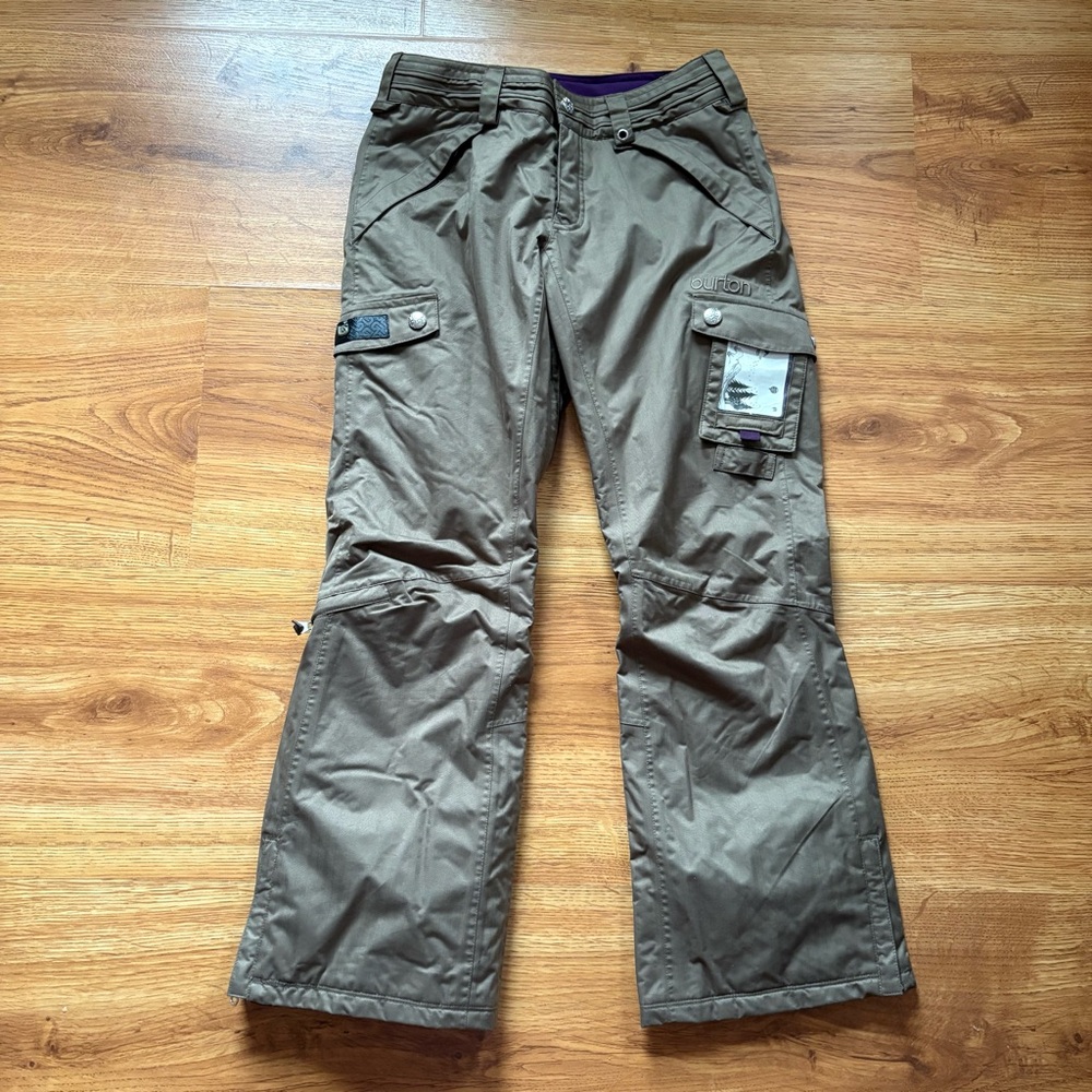 Burton Dryride Khaki Women’s Snow Pants Size Small NWOT